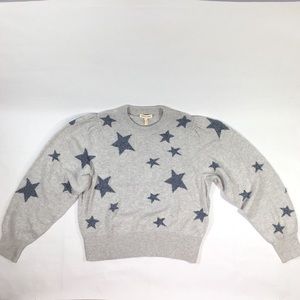 Rebecca Taylor Star Intarsia Pull Over Sweater